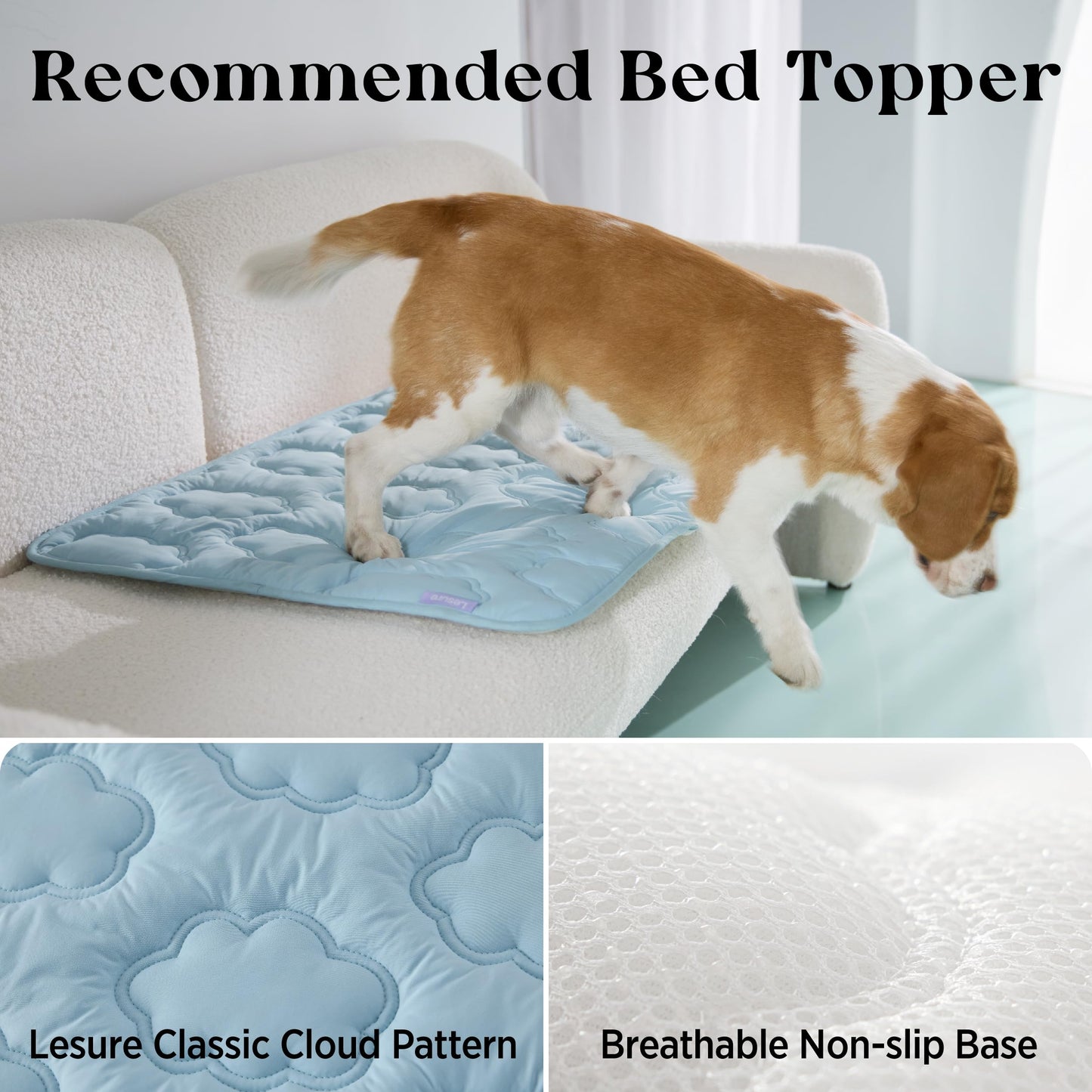 Cooling Dog Crate Pad Breathable Mesh Summer Mat