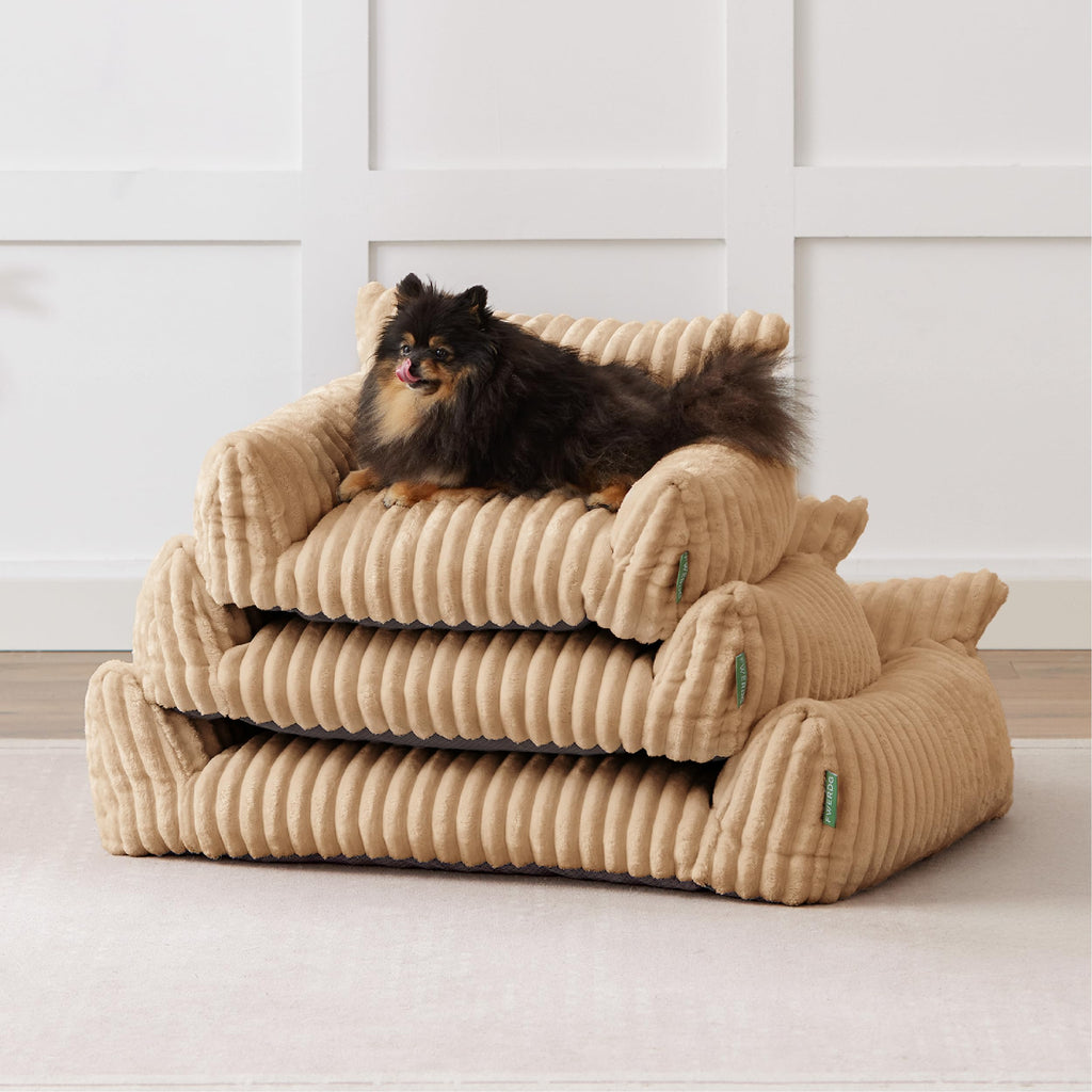 FWERDG Cute Couch Bed for Pets, Supportive Cat Sofa for Indoor Cats, Dog Sofa Bed for Dogs