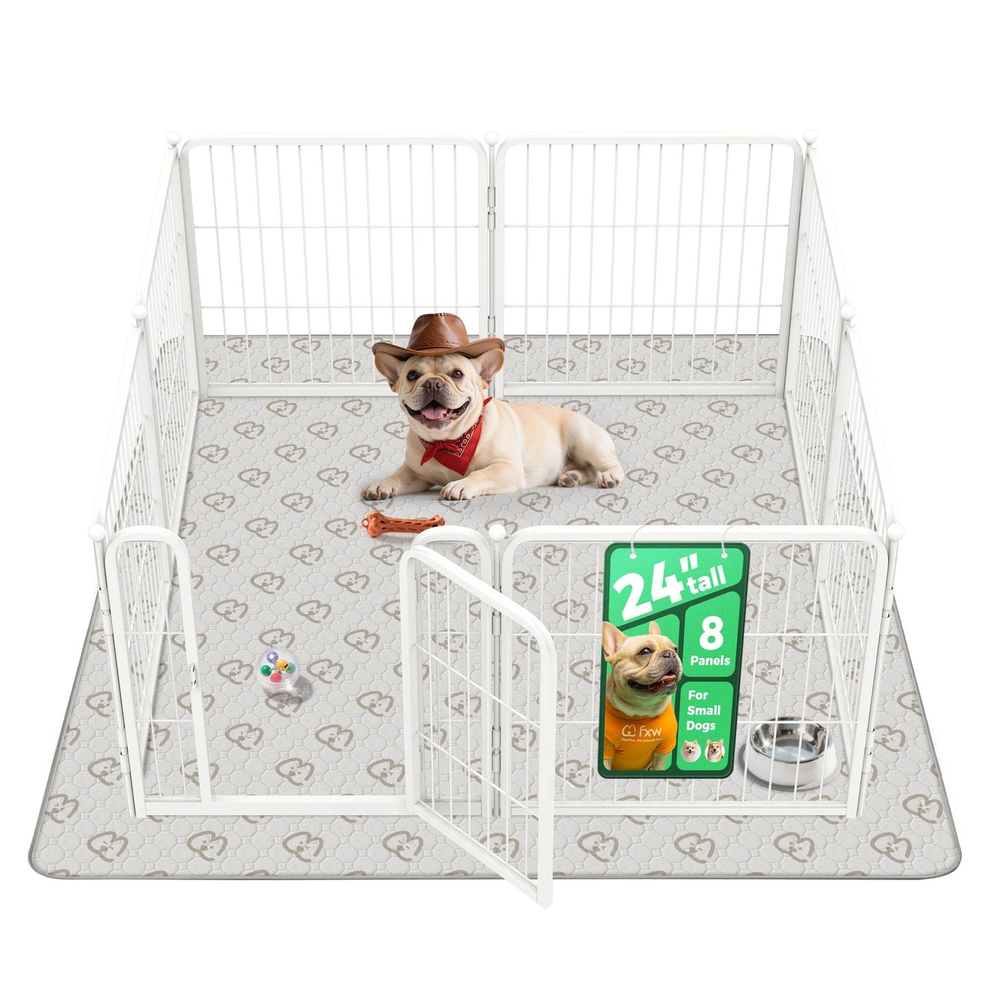 Indoor Dog Playpen Safe Secure Puppy Fence Stress Free
