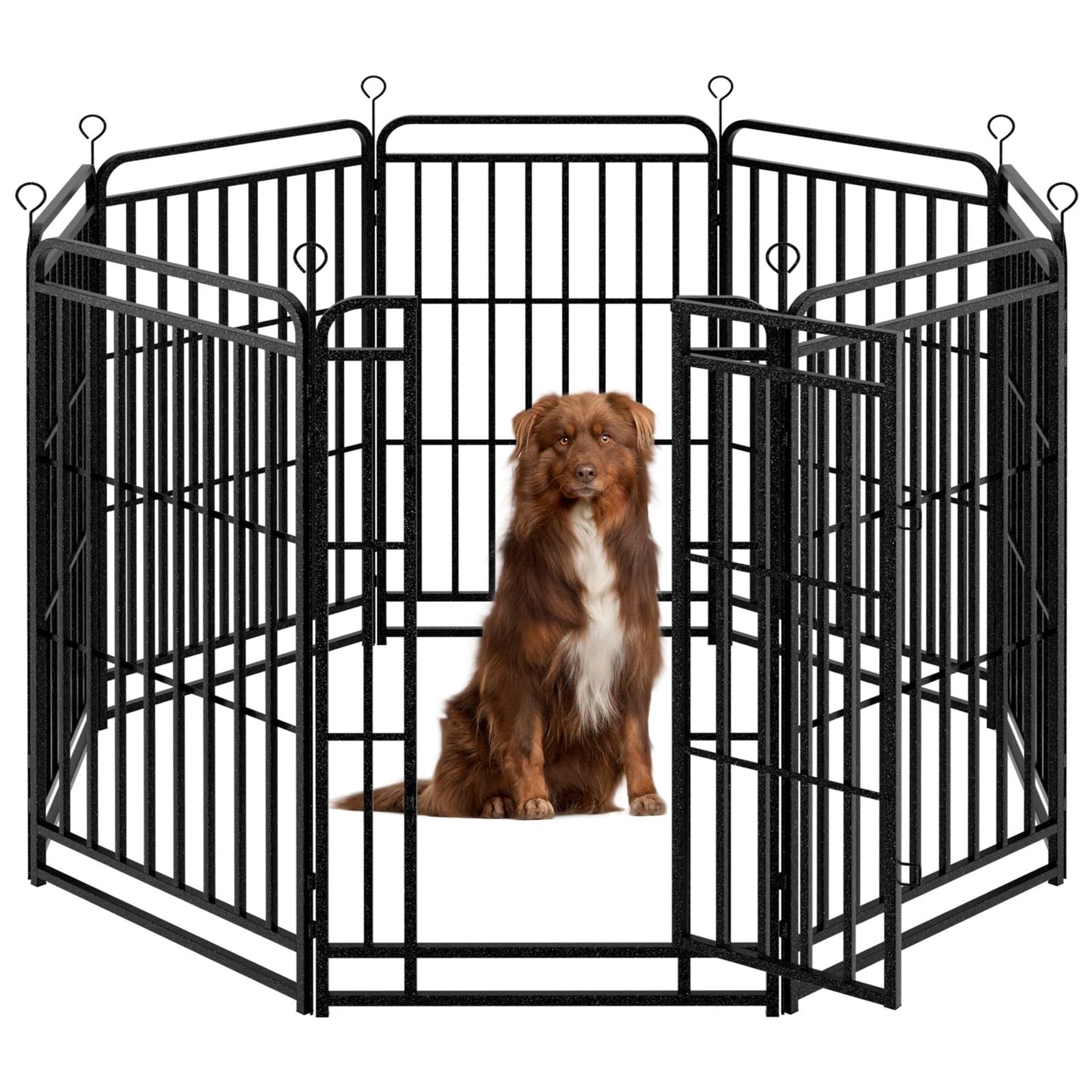 Kfvigoho Dog Playpen Heavy Duty Dog Fence with Thick