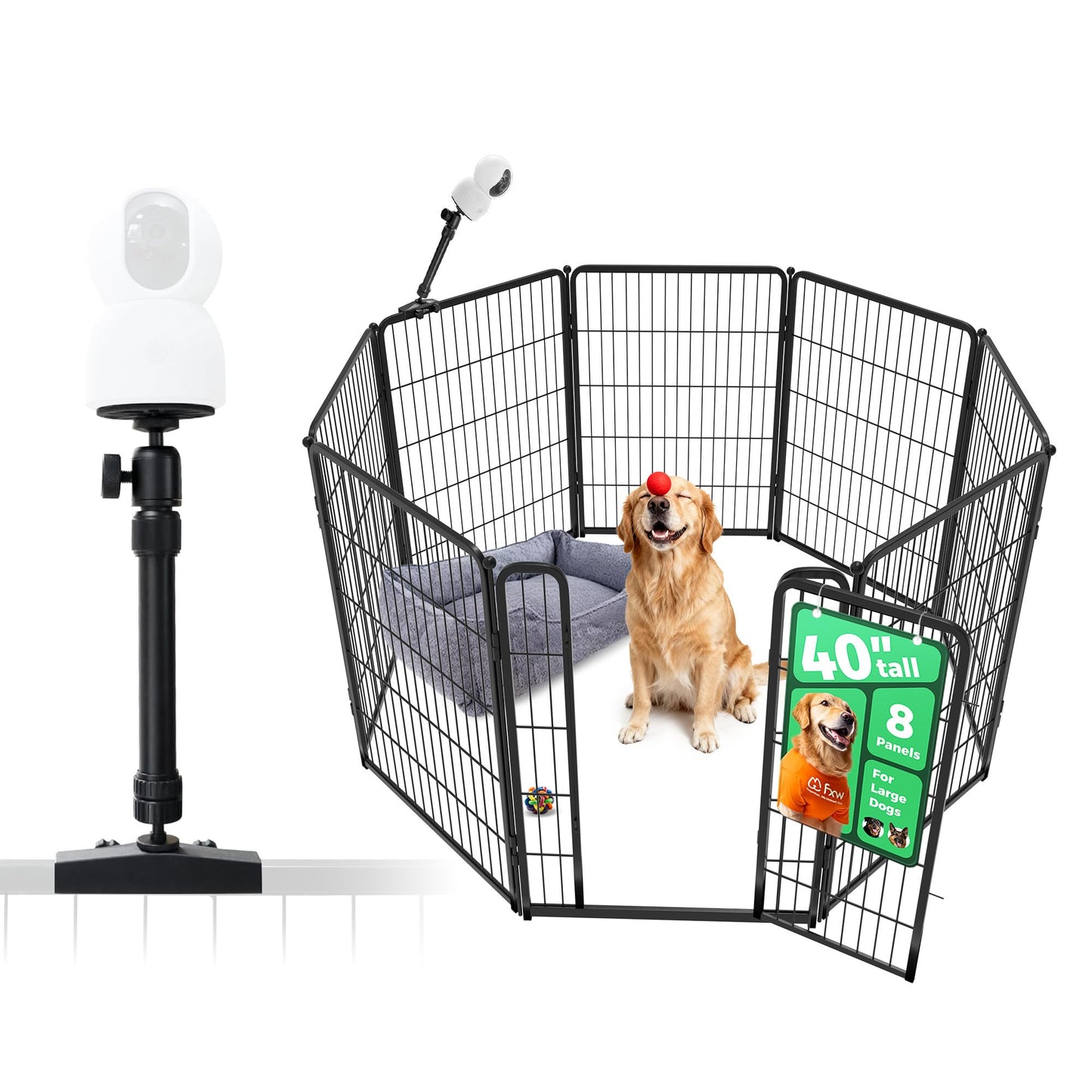 Indoor Dog Playpen Safe Secure Puppy Fence Stress Free