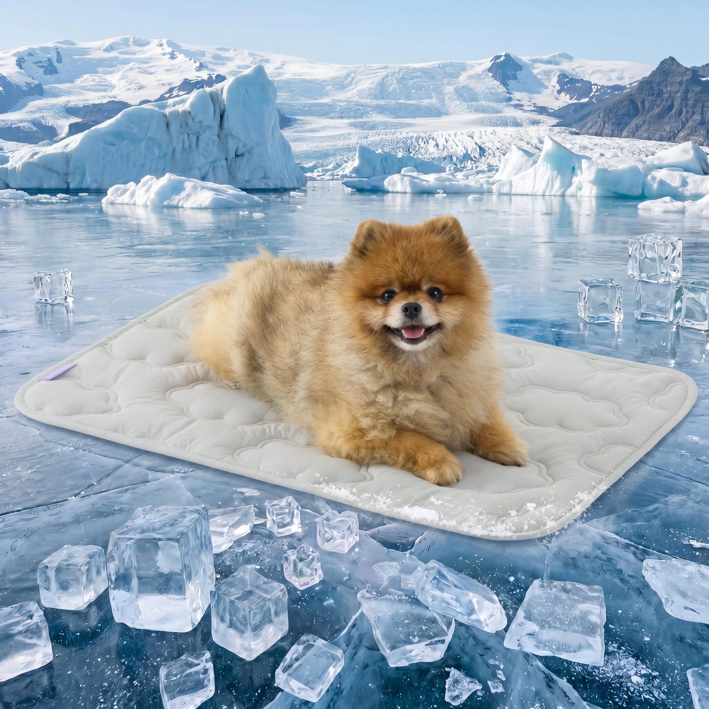 Cooling Dog Crate Pad Breathable Mesh Summer Mat