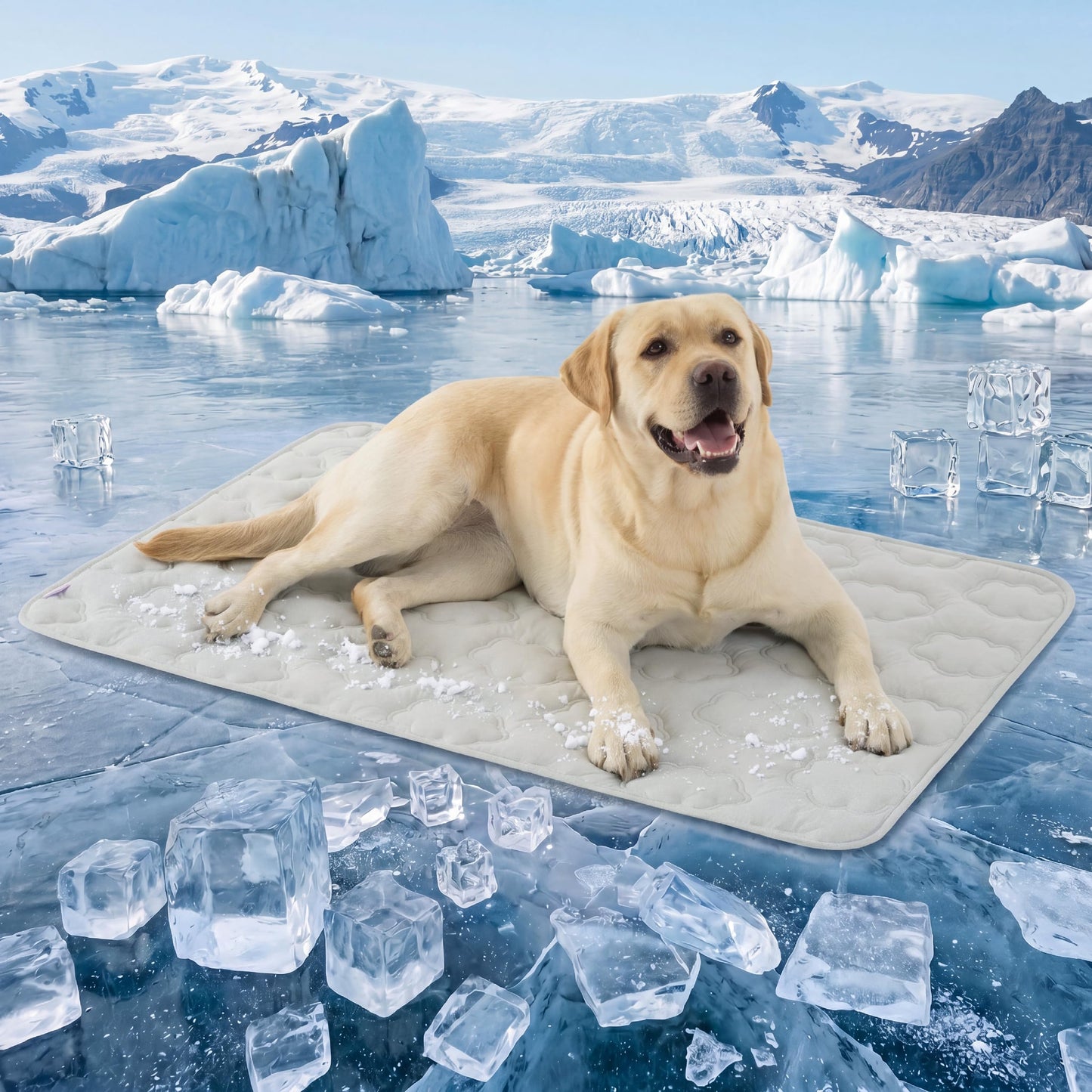 Cooling Dog Crate Pad Breathable Mesh Summer Mat
