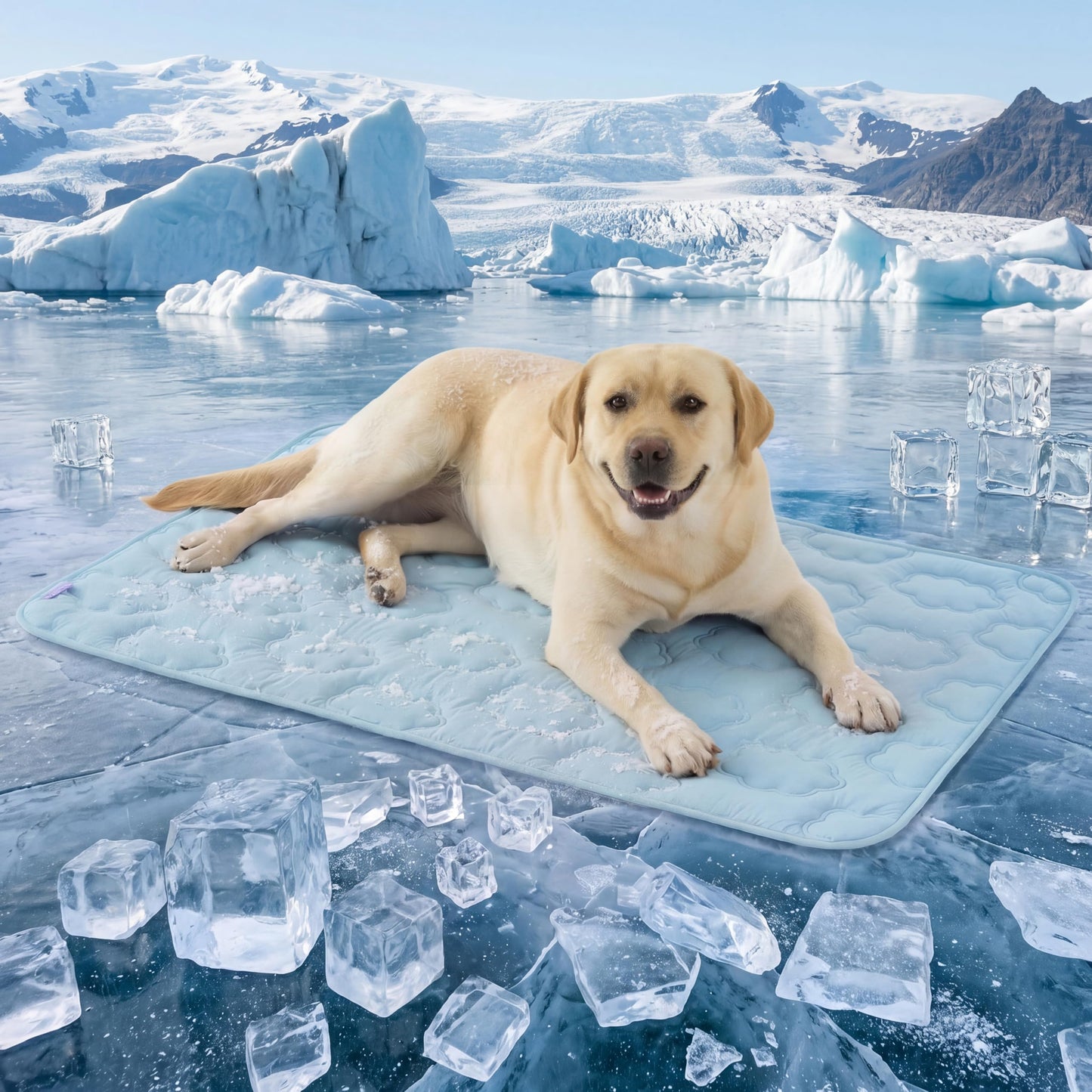 Cooling Dog Crate Pad Breathable Mesh Summer Mat