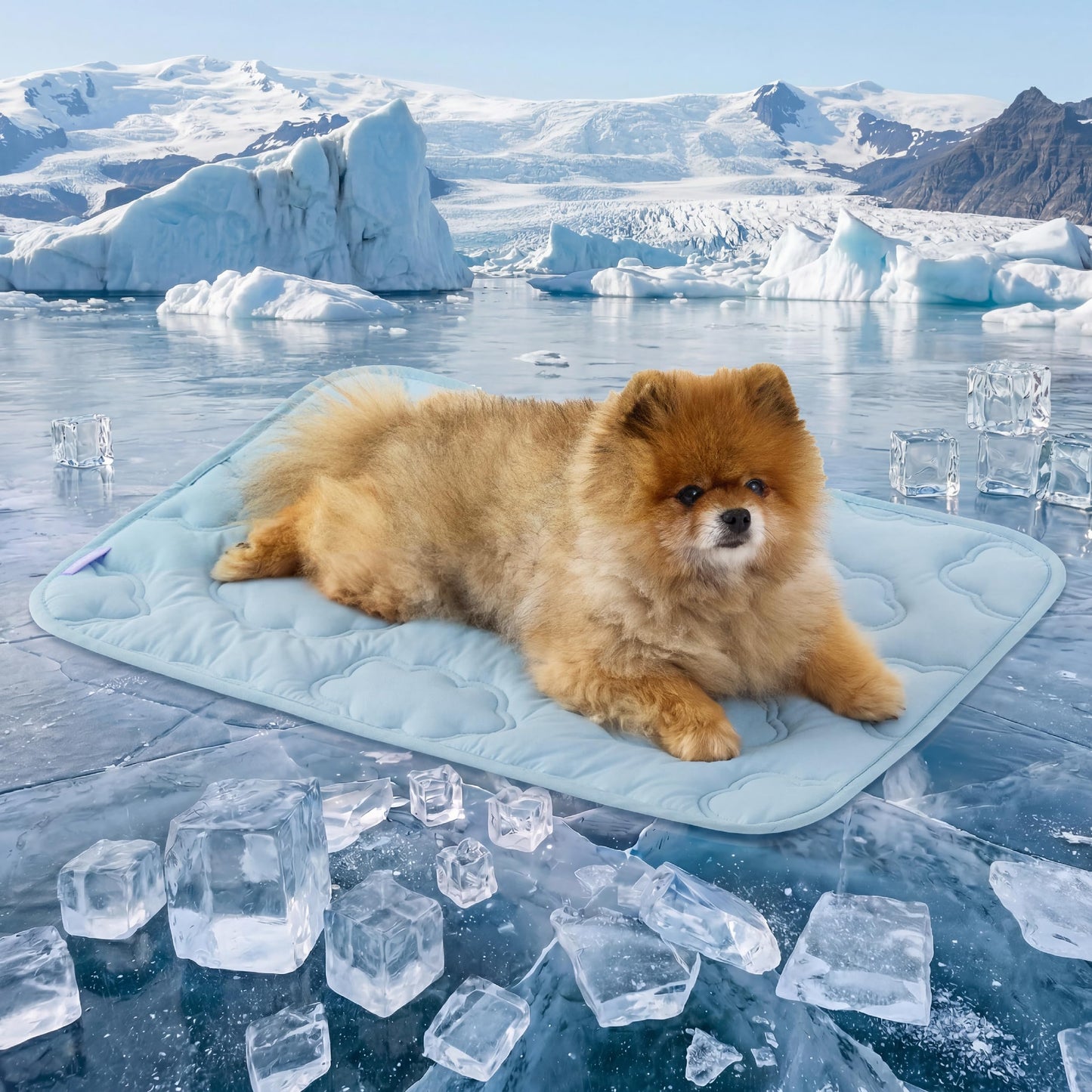 Cooling Dog Crate Pad Breathable Mesh Summer Mat